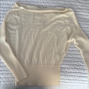 Elegant Cream Women's Sweater